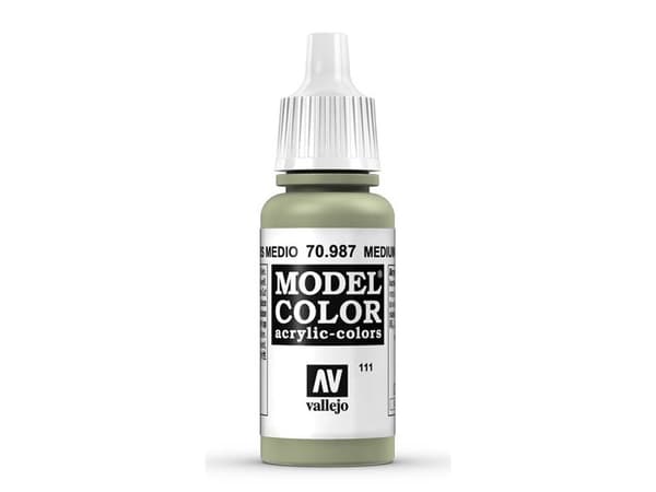 Vallejo 70.987, 17 ml, Grå, Matt, Flaska