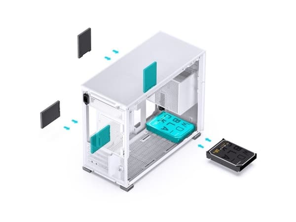 Jonsbo D31 MESH - - USB/ljud