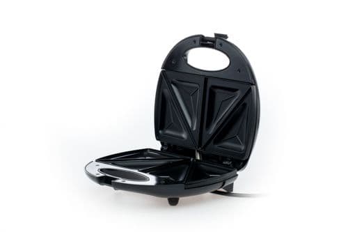 Adler AD 3015 sandwichtoaster 750 W Sort, Sølv