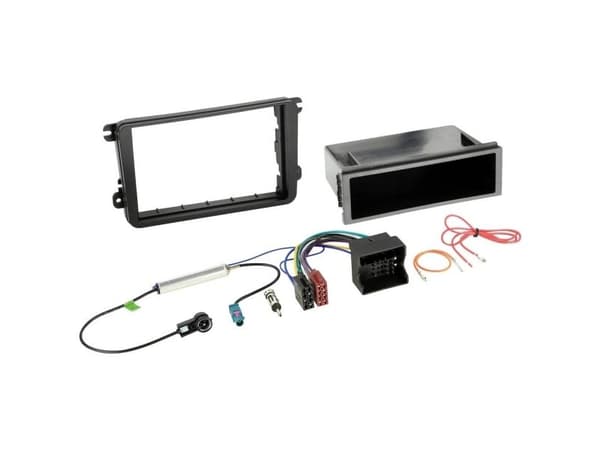 2-DIN Kit m. rom Seat/Skoda/VW