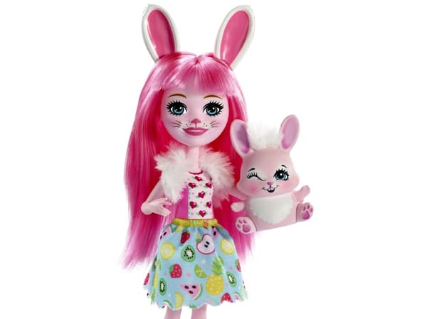 Enchantimals BREE BUNNY-DOCKA, Modedocka, Flicka, 4 År, Flicka, 170 mm, 80 g