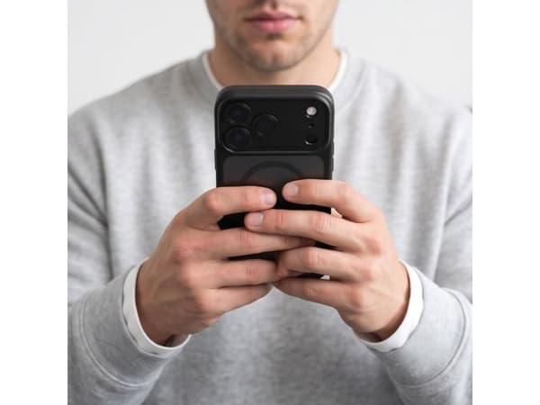 Tech-Protect MagPeak MagSafe CC Case for iPhone 18 Pro Max / 17 Pro Max - Matte Black
