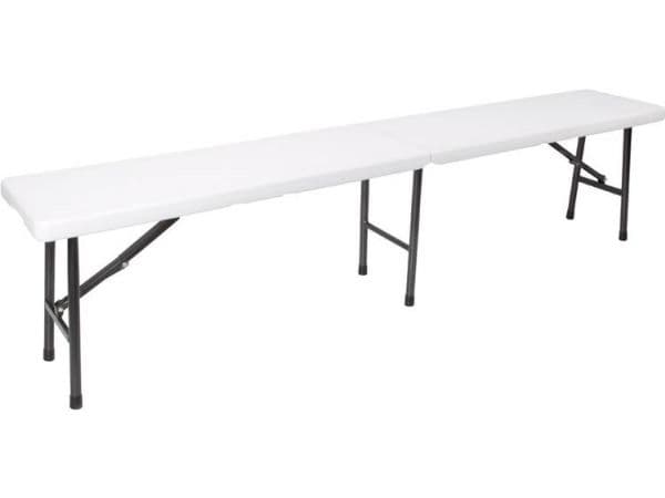 Perel FP160, Vit, Polyeten, Stål, Solid, 600 kg, 1830 mm, 280 mm