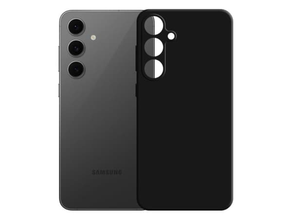 3MK Silicone Case Sam S24 FE S721 black/black
