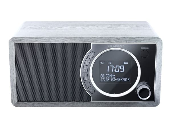 Sharp DR-450 - DAB-radio - 3 Watt (Total) - grå