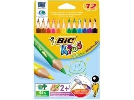 BIC Kids Evolution Triangle, Monivärinen, 12 kpl