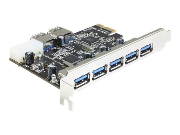 DeLOCK 89355, PCIe, USB 3.2 Gen 1 (3.1 Gen 1), 5 Gbit/s, Windows 7 Home Basic, Windows 7 Home Basic x64, Windows 7 Home Premium, Windows 7 Home Pre...