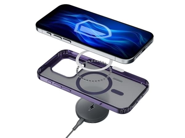 3MK Frosty MagCase Purple etui til Apple iPhone 15 Plus