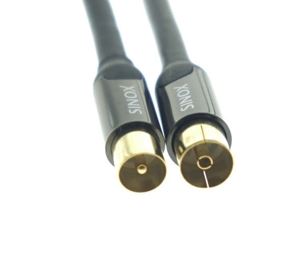 Sinox SHD antennikaapeli. 3m. Musta
