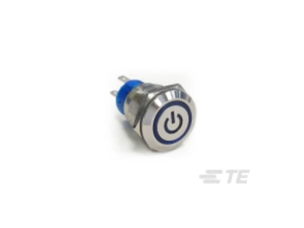 TE Connectivity 6-2213766-9 TE AMP belyst tryckknapp (1 st) bricka