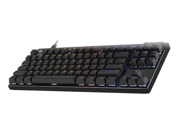 Logitech G PRO X TKL RAPID, Langallinen, USB, Magnetic-mechanical key switch, QWERTY, LED, musta
