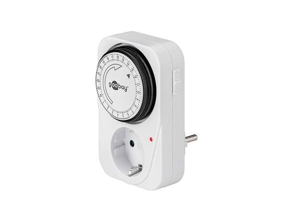 MicroConnect Analog 24h Timer - Automatisk strömbrytare - utgångskontakter: 1