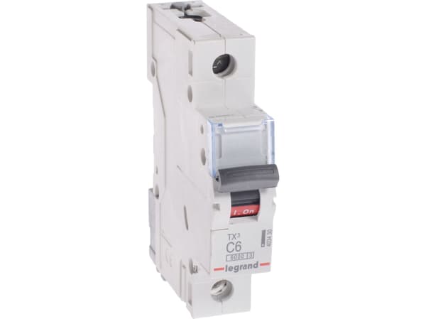 Legrand TX3, Dvärgbrytare, Typ C, IP20, 240 - 415 V