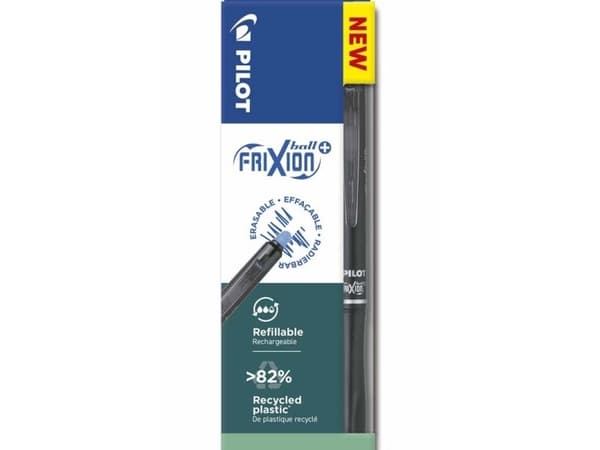 Kulpenna Pilot Frixion Plus 0,7 mm 4 st/förpackning assort. 82% återvunnet