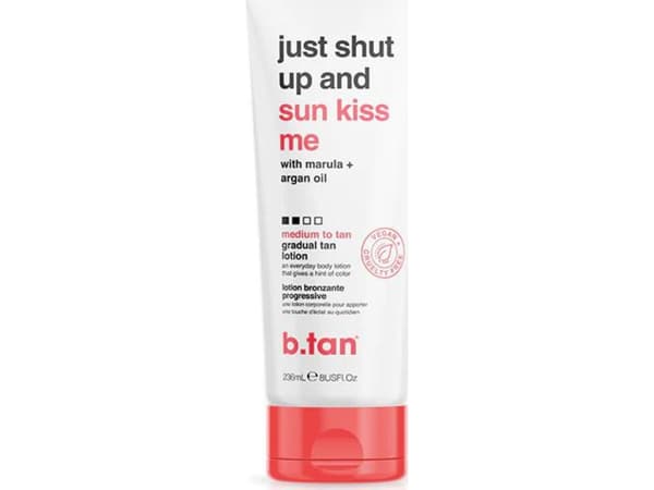 BTAN Just Shut Up & Sunkiss Me Gradual Medium Tan Lotion 236 ml