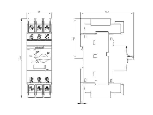 Siemens 3RV2711-0AD10, IP20