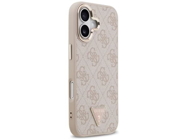 Guess 4G Triangle Logo MagSafe Case for iPhone 17 - Rose Gold