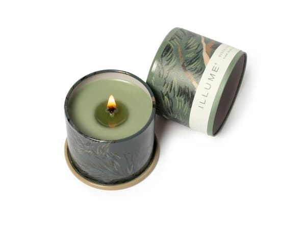 ILLUME Hinoki Sage Demi Vanity Tin Duftlys, Grøn,