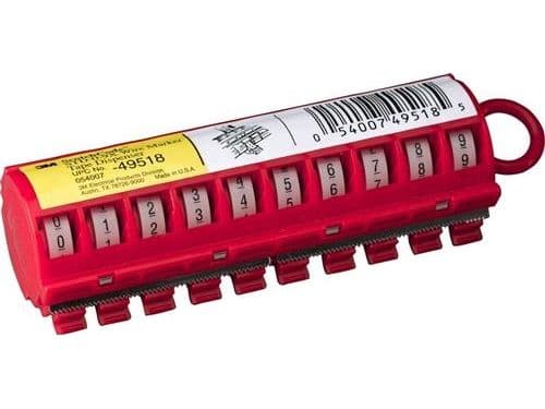 HANDY MARKER MED TAPE 0-9