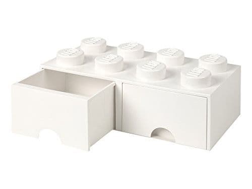 Lego Brick laatikko 8 valkoinen