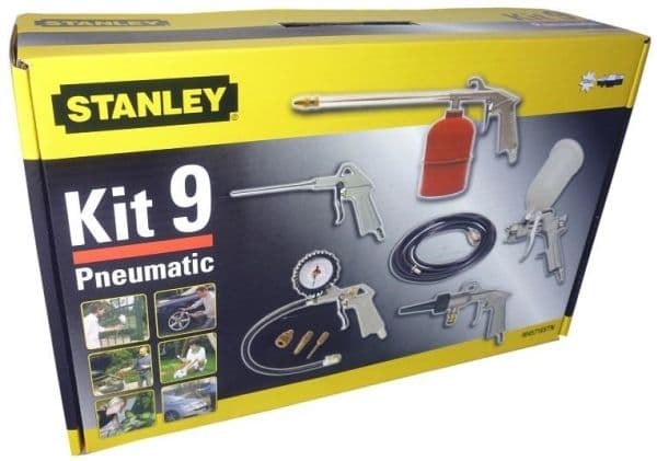STANLEY PEUMATISK VERKTØY 9 stk.