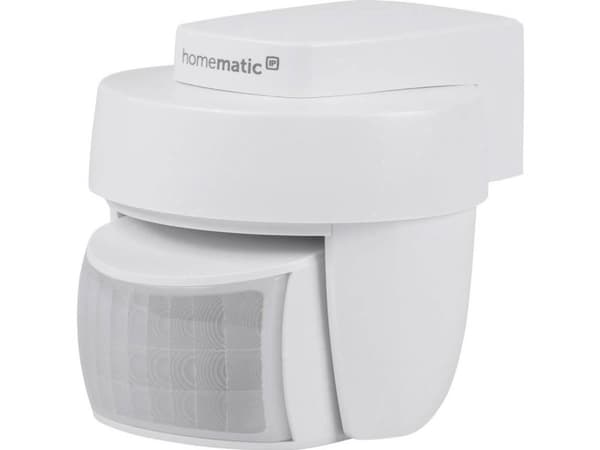 HomeMatic IP rörelsesensor + dagsljussensor ute, vit