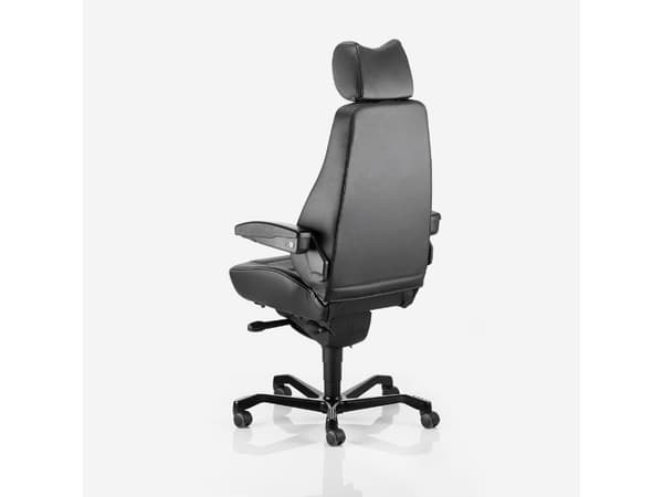 Kontorstol KAB Seating Controller, White-Line Sort skind