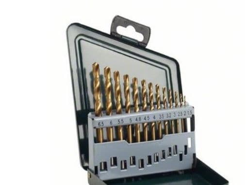 Bosch HSS-TiN - Borsett - for metall - 13 deler