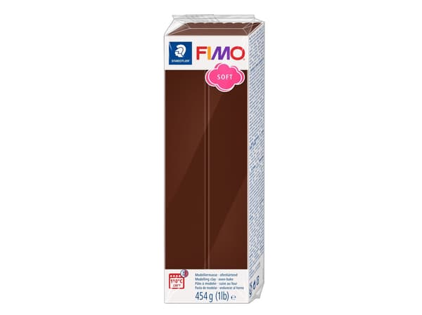 FIMO Mod.masse Fimo pehmeä 454g suklaata