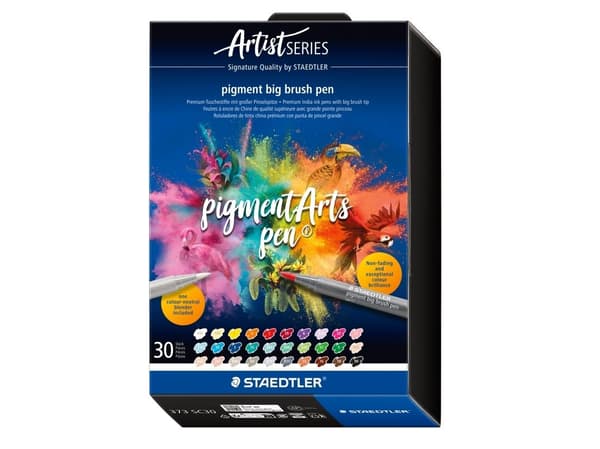Brush pigmentpen big 30 + multi ink