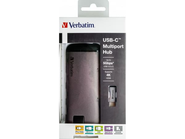 Verbatim - Telakointiasema - USB-C - HDMI - GigE