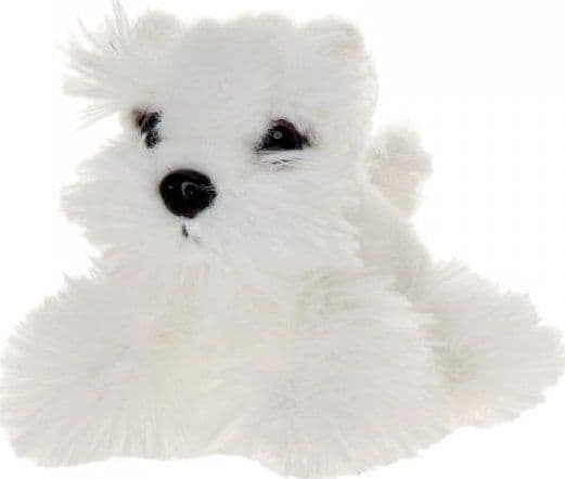 Beppe sittende hunde-plysj 13 cm