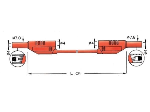 PRØVELEDNING 2711 200CM SORT