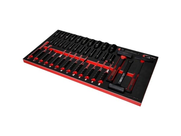 KS Tools 813.0040, Støpselsett, 40 hoder, 10,2 kg