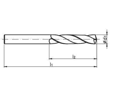 FANAR DRILL FI 2,5 HSSE CO5 INOX