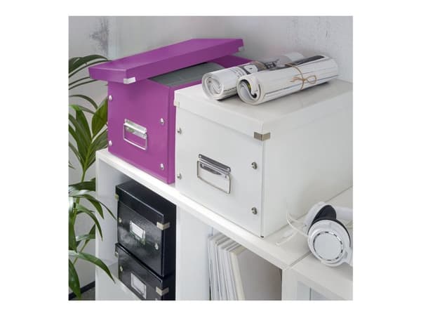 Leitz Click & Store Cube Large - Lagerboks - purpur
