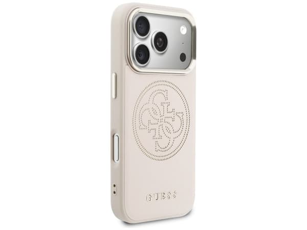 Guess Perforated 4G MagSafe-deksel til iPhone 17 Pro Max - Rosa