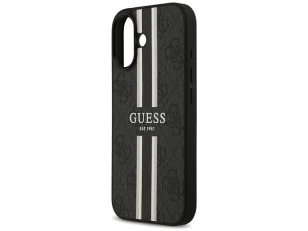 Guess 4G Printed Stripes MagSafe case for iPhone 17 - black