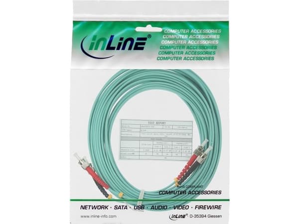 Inline Patchcord ST/ST, 50/125 µm, OM3, 3 m (81503O)