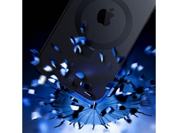 3mk Smoke Case Mag&Stand for Apple iPhone 12 pro max - svart