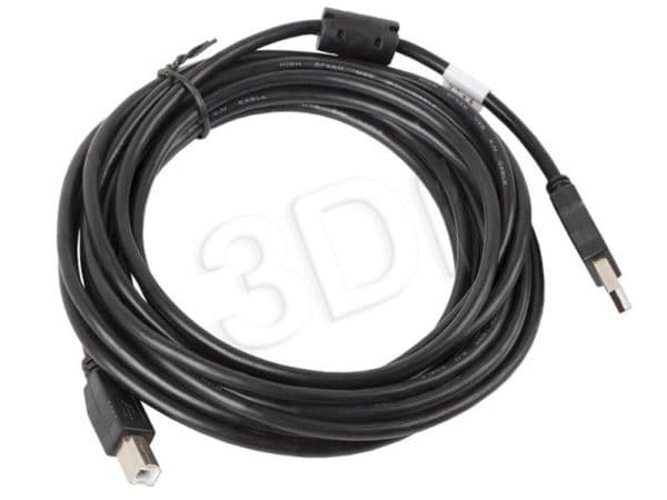 Lanberg - USB-kabel - USB (hann) til USB-type B (hann) - USB 2.0 - 5 m - svart