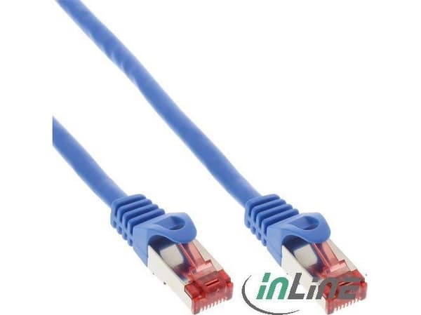 InLine 76411B, 1 m, Cat6, S/FTP (S-STP), Blå