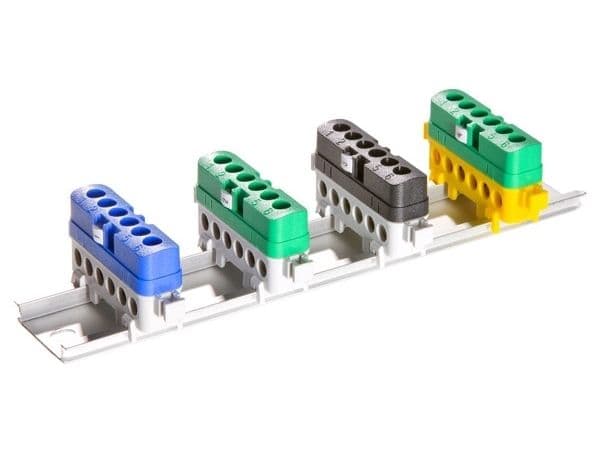Anslutningslist isolerad LPI-6 gul - A18-0051