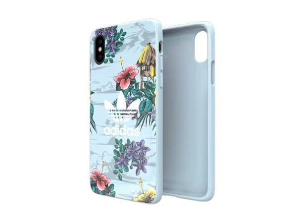 Adidas OR SnapCase blomsterdeksel til iPhone X / Xs - grå