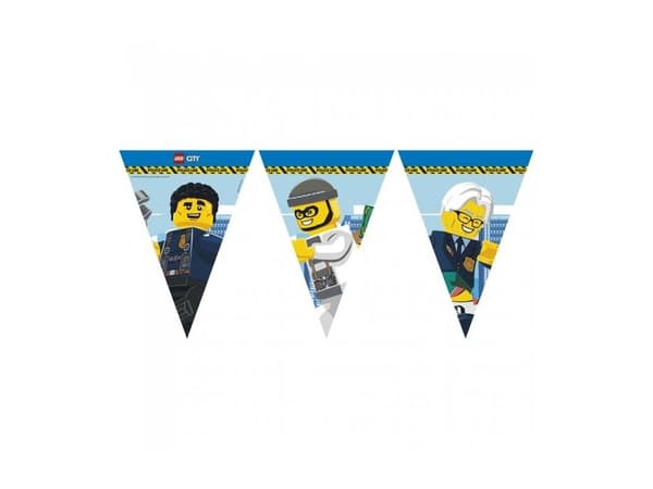 Lego City vimpelguirlande