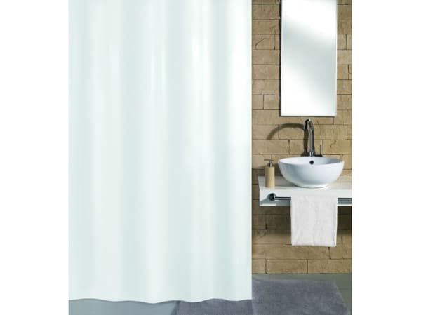 KLEINE WOLKE KITO DUSCHDRAPERI 180X200 VIT POLYESTER