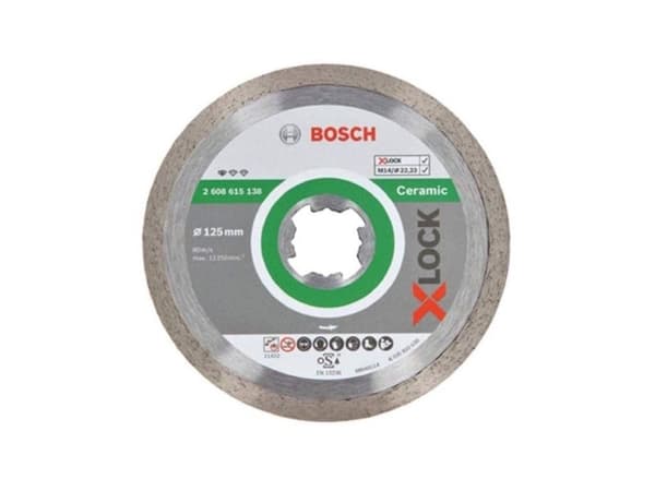 Bosch DIAMANTSKIVE X-LOCK STD CERAMIC 125XMM