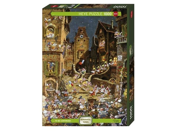 Heye-pussel 1000 bitar romantisk stad, Night