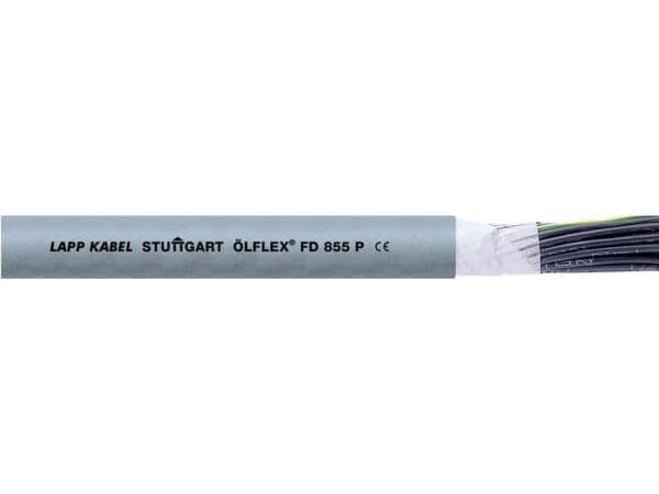 LAPP 27560-100 Peräkaapeli ÖLFLEX® FD 855 P 2 x 1 mm² Harmaa 100 m