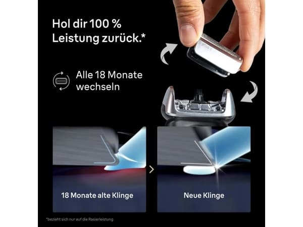 Braun 83M Matt Silver Kombipaket
